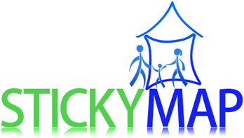 Stickymap.com: A social action project that helps community organizations demonstrate their impact in their neighborhood as well as their relationships with local buisinesses.